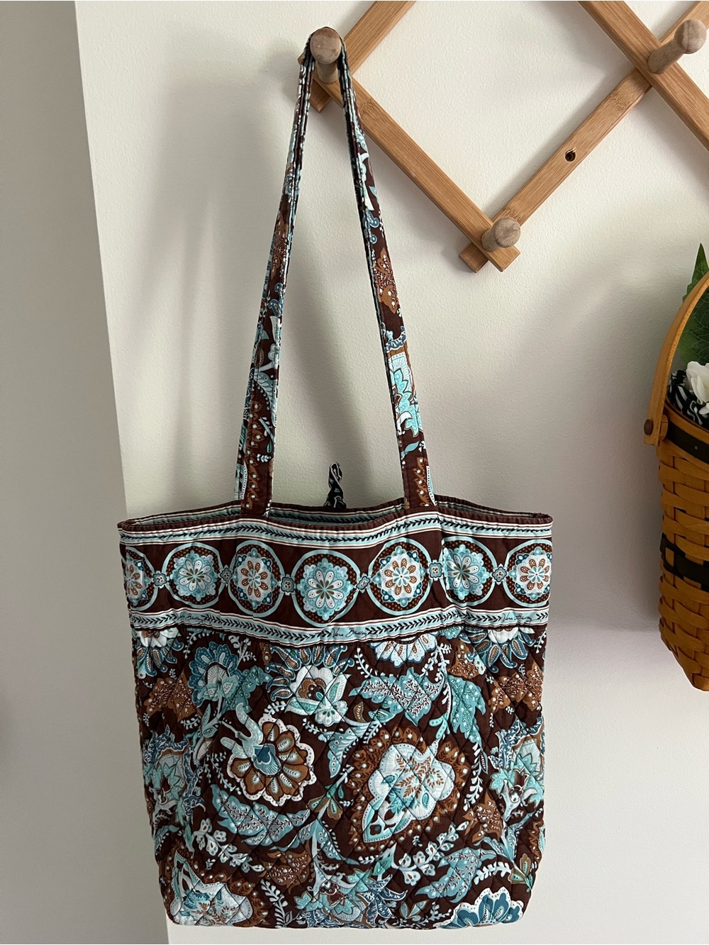 Vera Bradley Java Blue Tote Bag